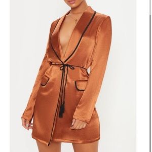 Bronze elegant dress